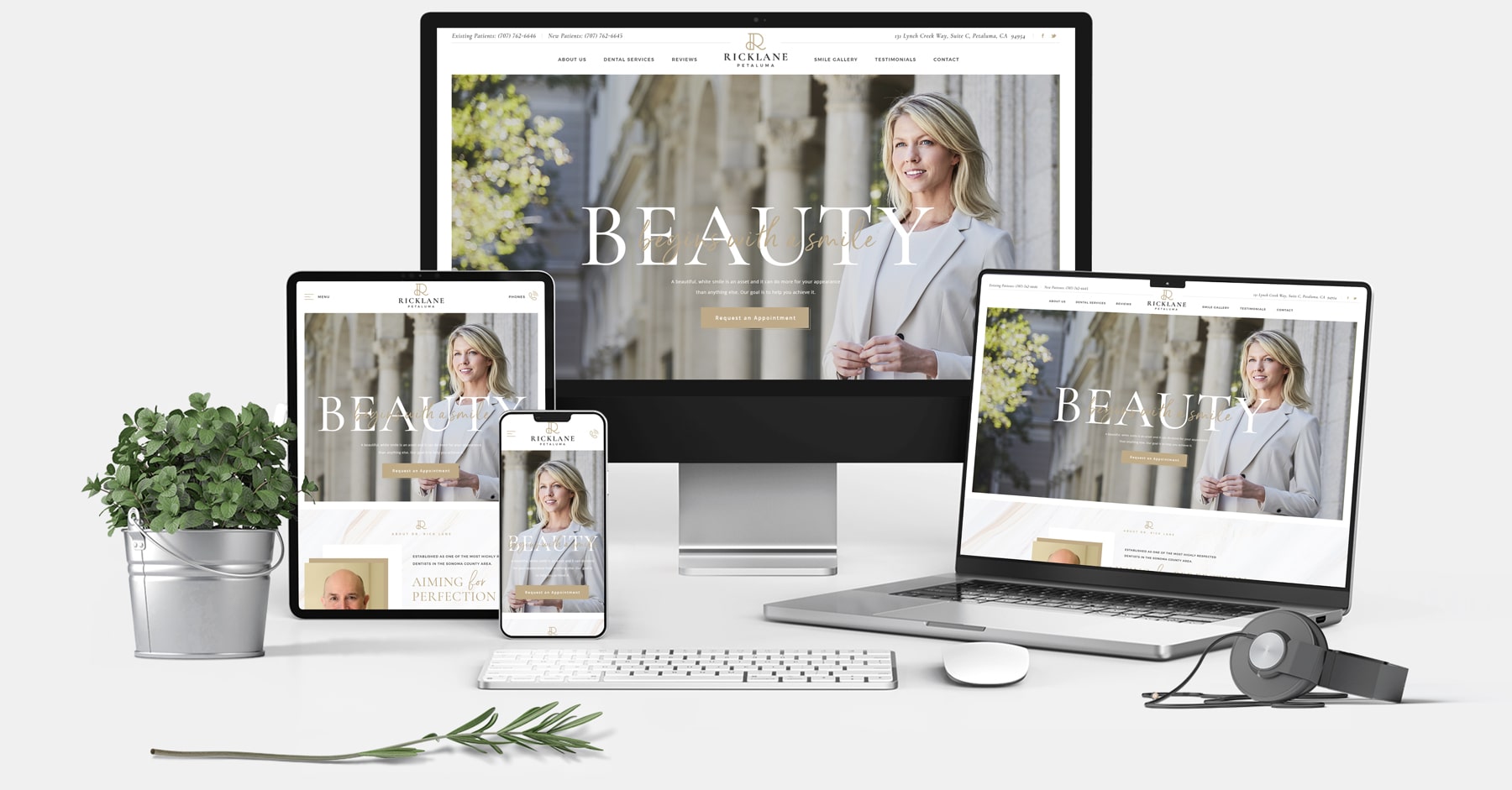 Rick Lane Website Portfolio Example